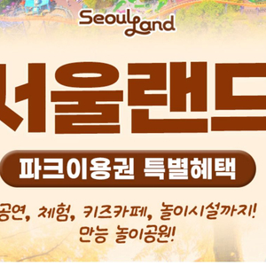 서울랜드 종일권 after4 팝니다
