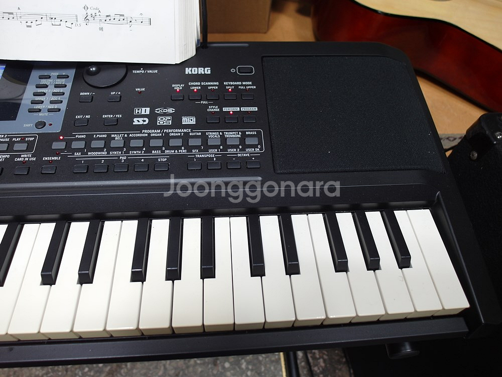 전자올겐 KORG 마이크로어리인저 한국형리듬 캬바레음색--2