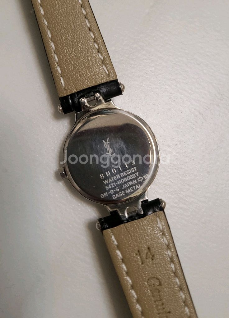 YSL 입생로랑 생로랑 은장 여성 여자 시계 팔찌--6