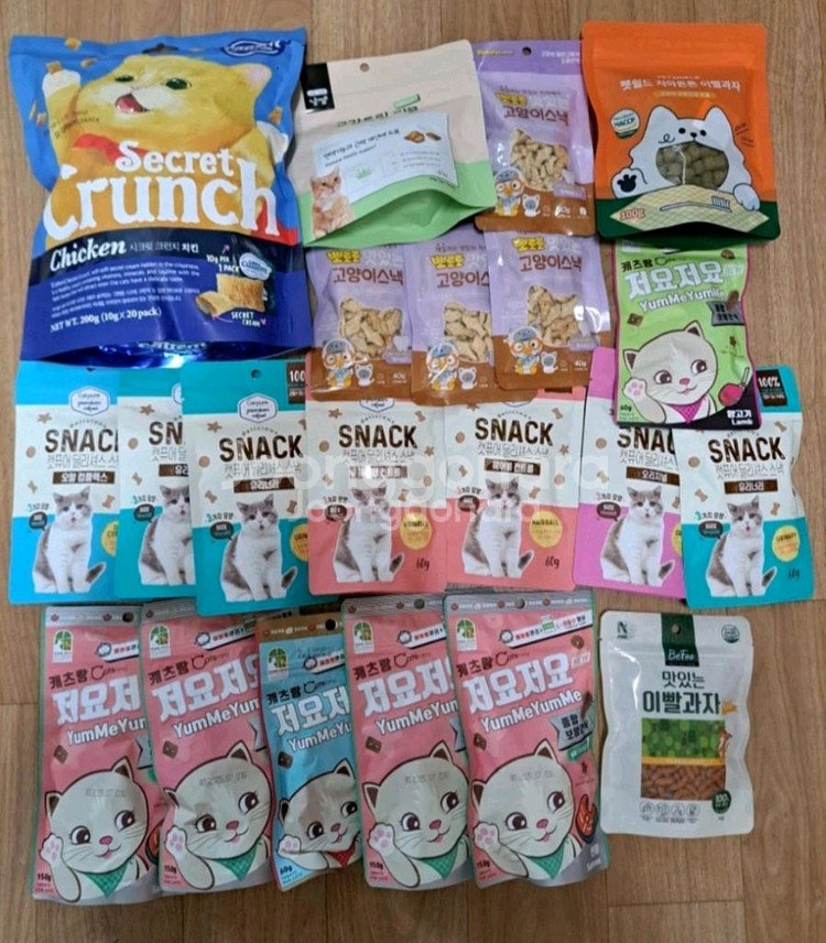 고양이 간식과자 일괄--0