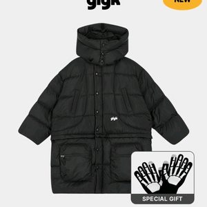 glgk 하이브리드 헤비 롱패딩 140