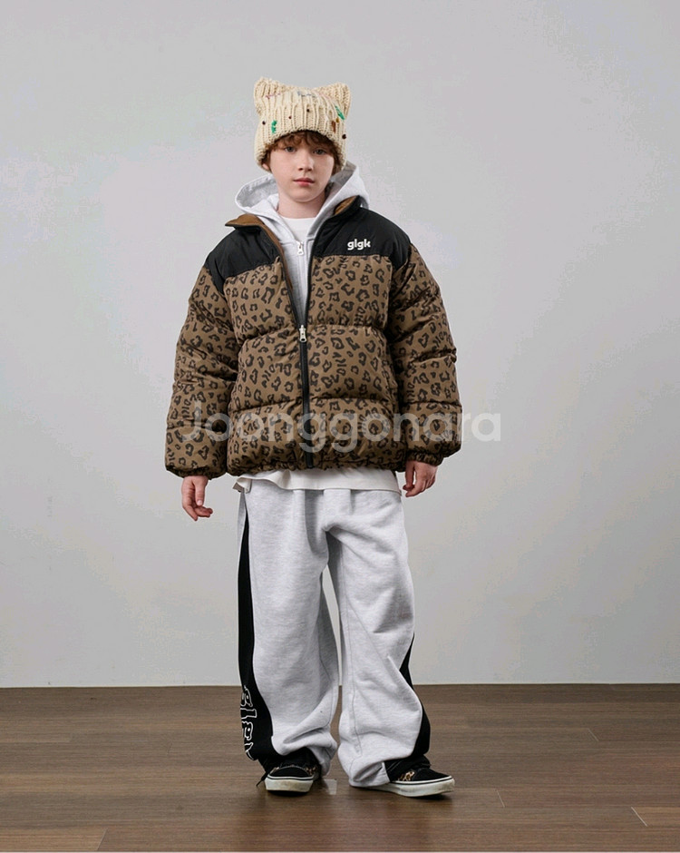 glgl 힛업 다운자켓 호피 150--0