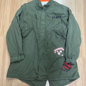 [S]미군 M-65 피쉬테일 개파카 자수 커스텀