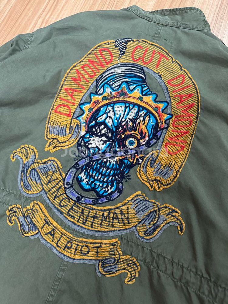 [S]미군 M-65 피쉬테일 개파카 자수 커스텀--3