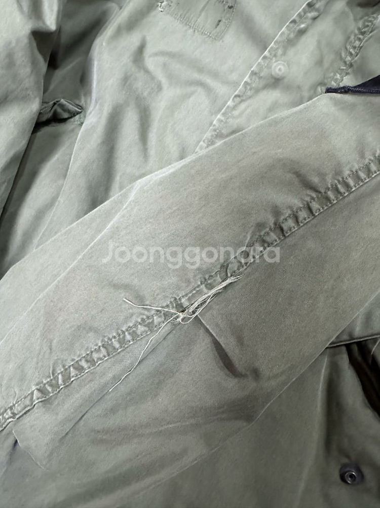 [S]미군 M-65 피쉬테일 개파카 자수 커스텀--5