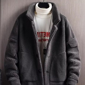 두꺼운 겨울 뽀글이 후리스 집업 자켓 양털 점퍼