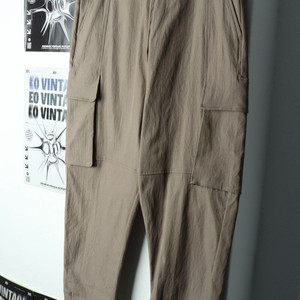 W(L) 구호 슬랙스 경량 바지 배기 베이지