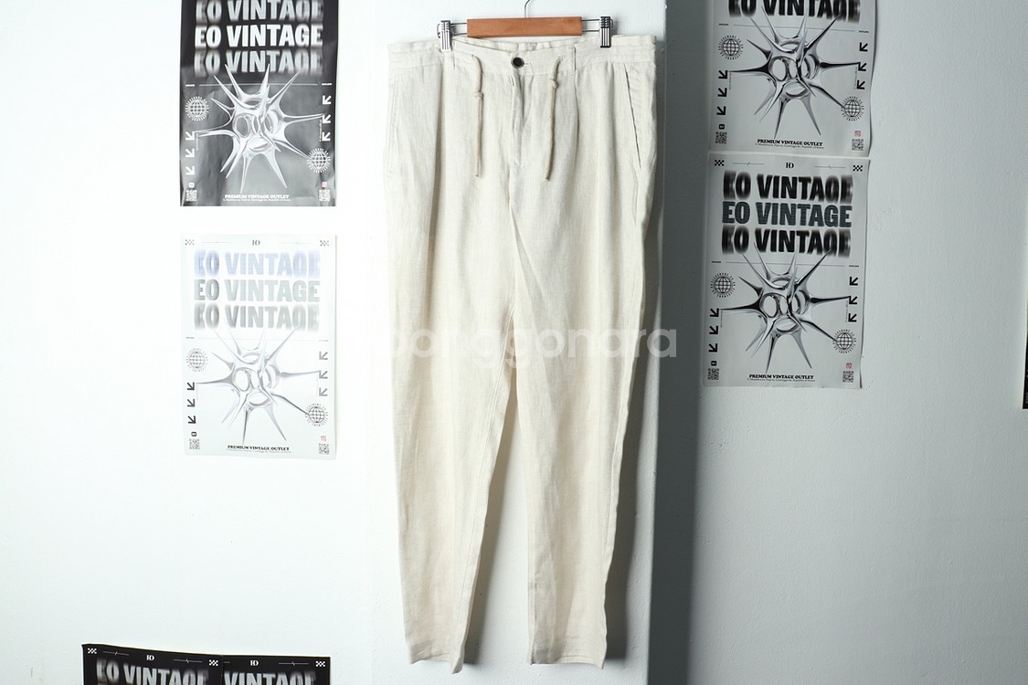 (S-L) 브랜드빈티지 면바지 팬츠 자라 린넨 마--1