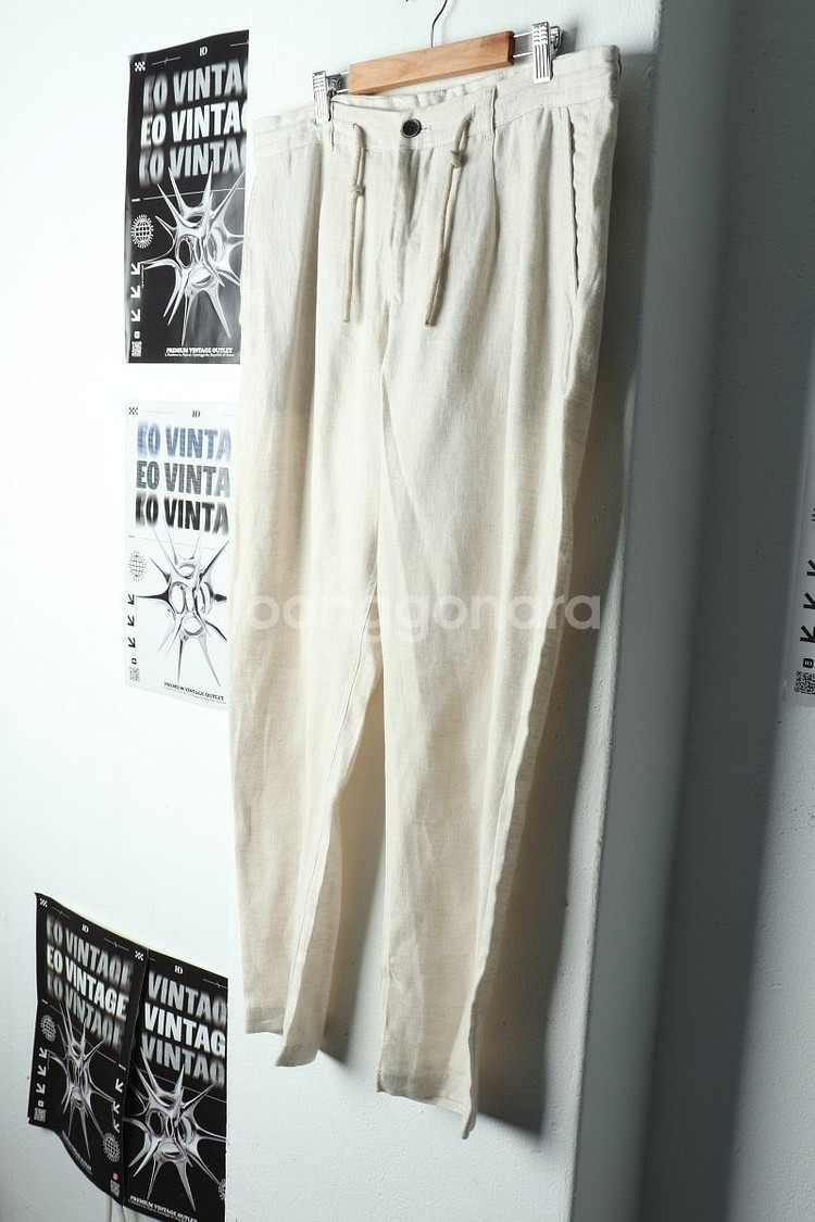 (S-L) 브랜드빈티지 면바지 팬츠 자라 린넨 마--0