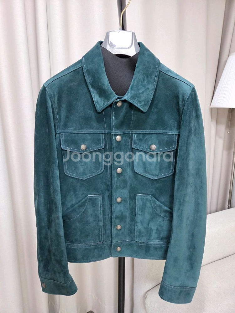 톰포드 / TFL858 그린 스웨이드 자켓 / IT48--0