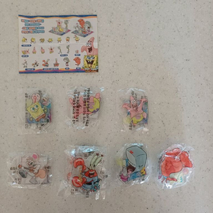 스폰지밥 아크릴스탠드 3000원씩 판매합니다