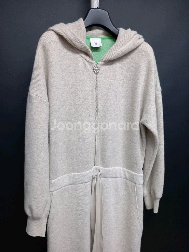 오즈세컨 추동 백 자카드 니트 맥시원피스 44.55--2