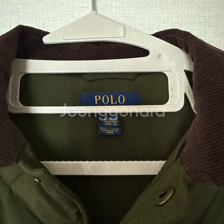 폴로 경량패딩 키즈 M사이즈--7