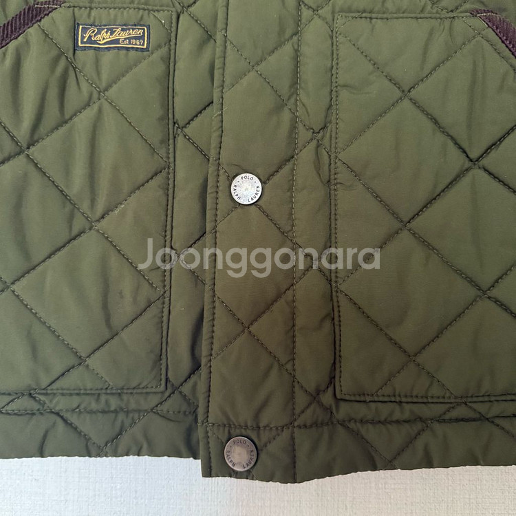 폴로 경량패딩 키즈 M사이즈--9