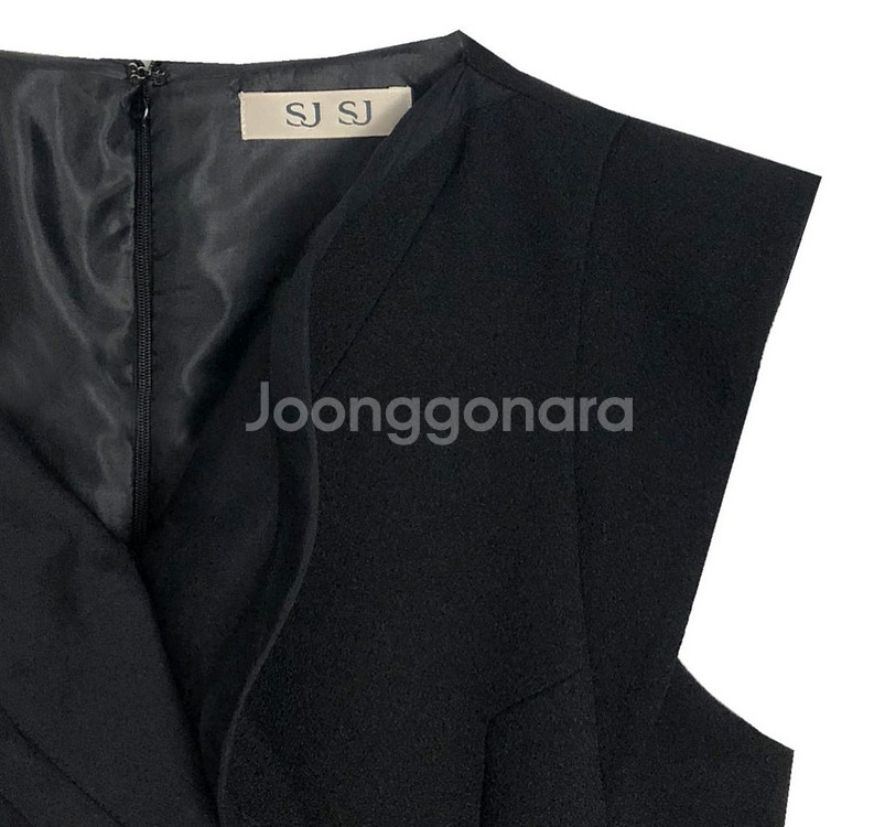 한섬 SJSJ 러플 원피스(55) 하객룩 오피스룩--2