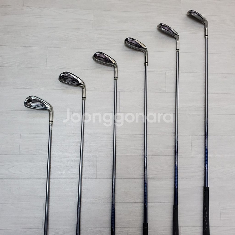 여성용 젝시오7 아이언세트 6개구성세트 카본샤프트--1