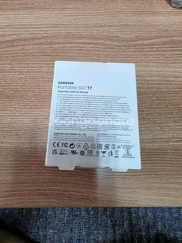 삼성 SSD T7 500GB 미개봉 새상품--1