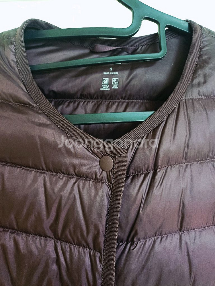 유니클로 경량 롱 다운패딩 S--2