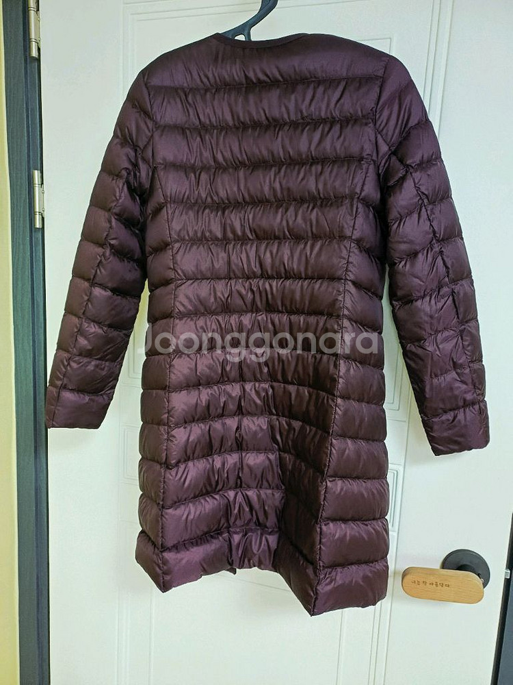 유니클로 경량 롱 다운패딩 S--1