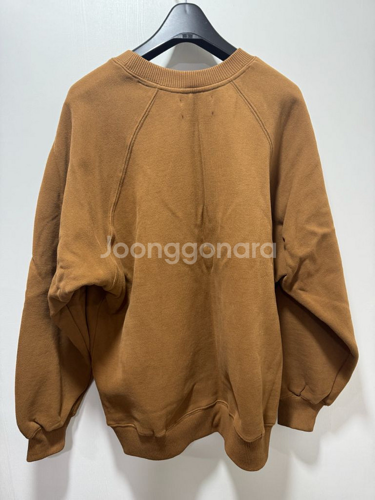 GBH 브라운 맨투맨 티셔츠--2