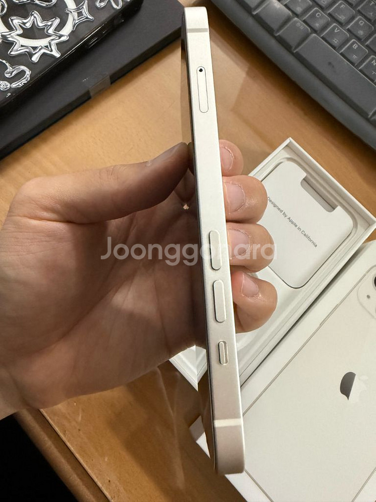 아이폰13 화이트 256g85% 케이스티파이 포함--4