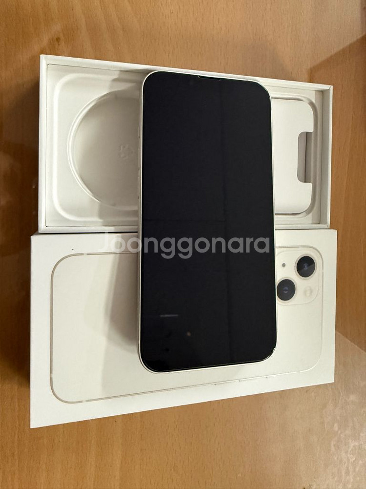 아이폰13 화이트 256g85% 케이스티파이 포함--0