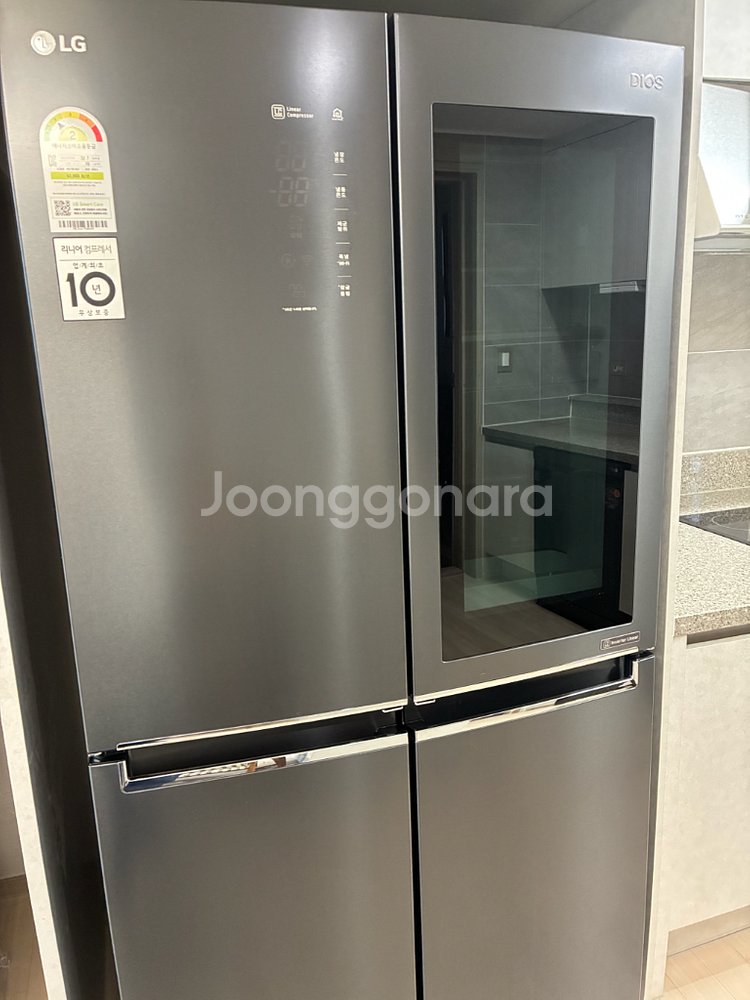 LG 노크온 매직 스페이스 냉장고 870L--0