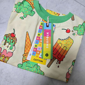 스마포크 아이스크림티셔츠 86/92