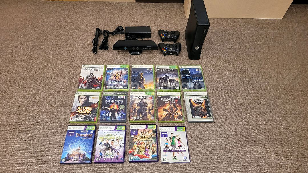 XBOX 360 슬림 250GB 세트로 일괄 판매--0