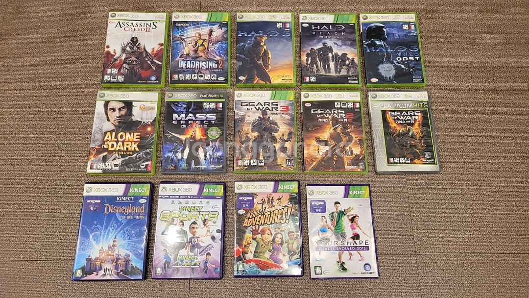 XBOX 360 슬림 250GB 세트로 일괄 판매--1