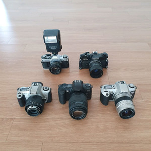 캐논 필름카메라 5대 일괄