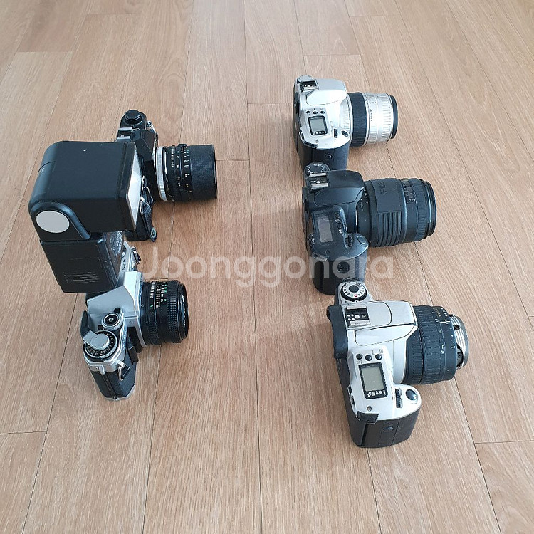 캐논 필름카메라 5대 일괄--3