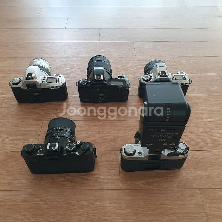 캐논 필름카메라 5대 일괄--2