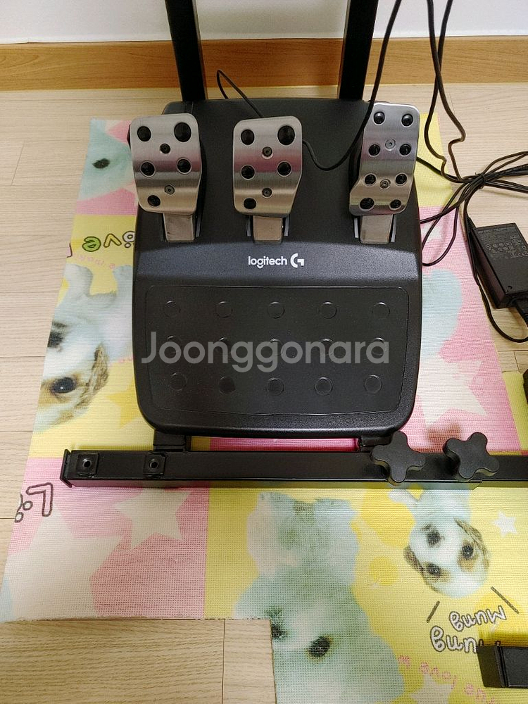 로지텍 G29 레이싱 휠 + 쉬프터 + 거치대 세트--6