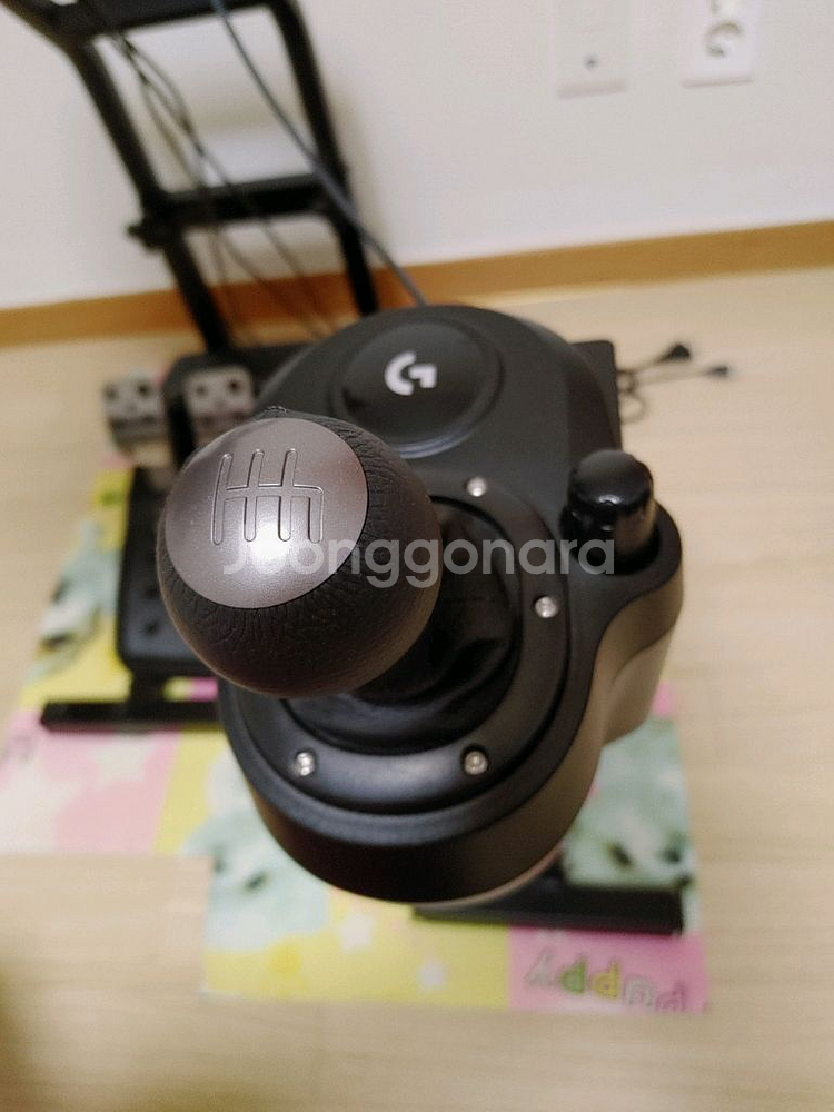 로지텍 G29 레이싱 휠 + 쉬프터 + 거치대 세트--5