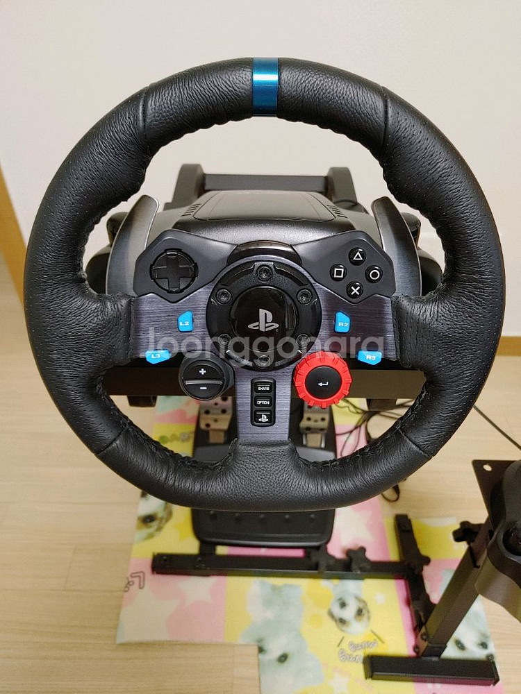 로지텍 G29 레이싱 휠 + 쉬프터 + 거치대 세트--4