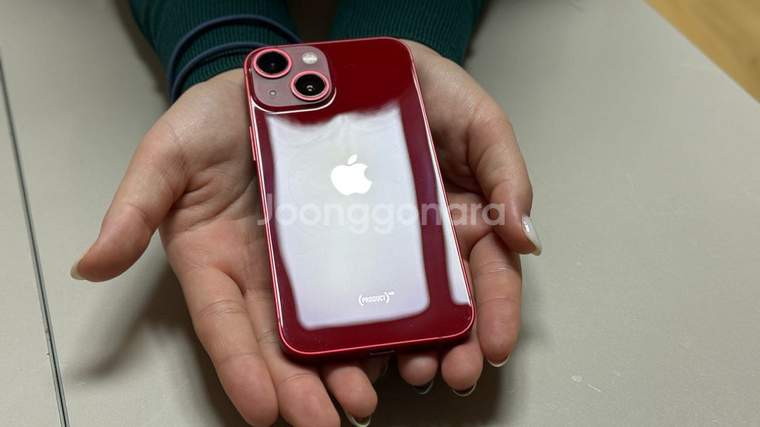 iPhone 13 mini 프로 덕트 레드 팝니다--3