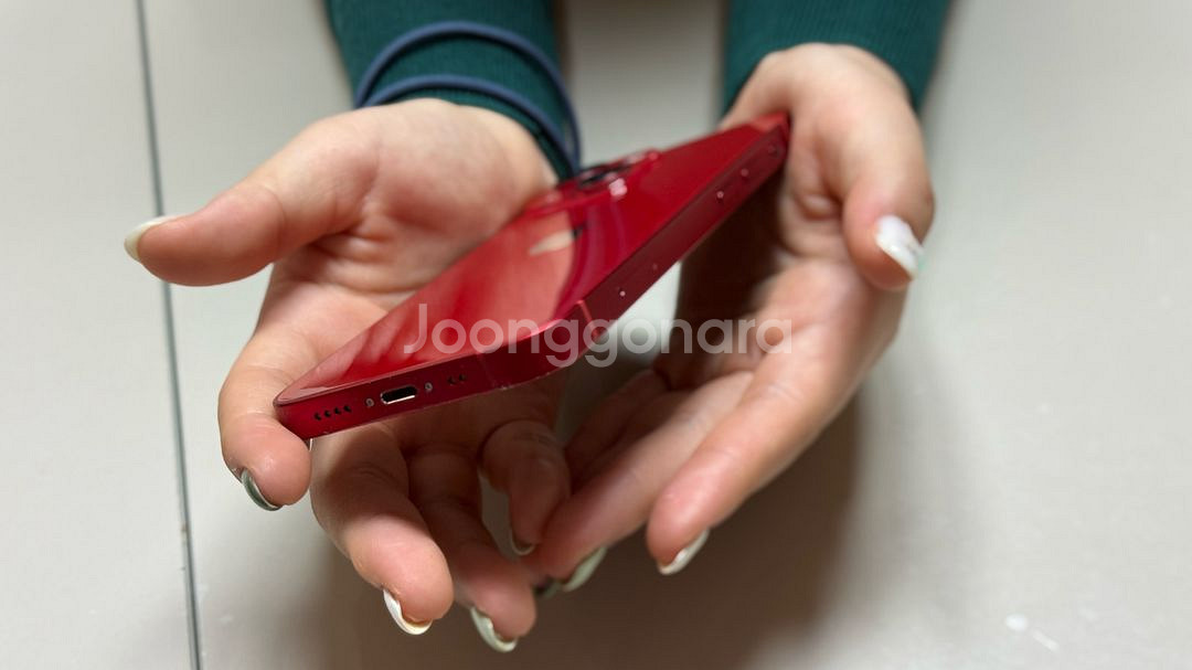 iPhone 13 mini 프로 덕트 레드 팝니다--9