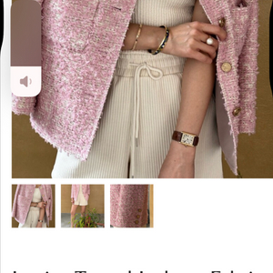 쎄모먼 Louise tweed jacket