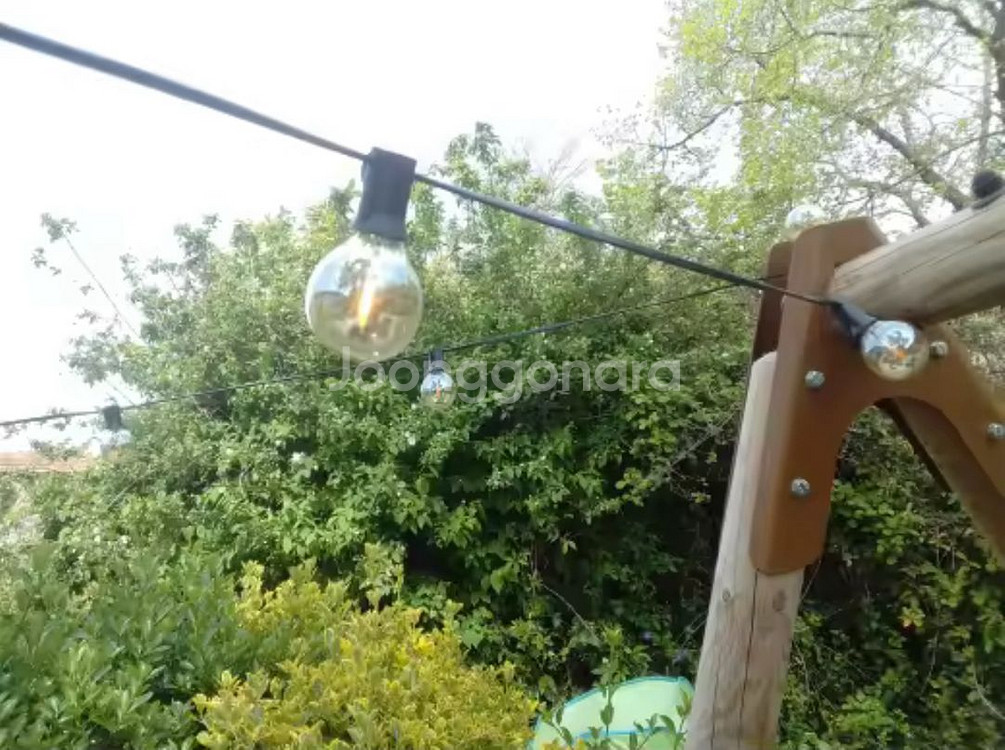 30미터 무전력 태양광 전구 조명 ( 카페 인테리어 농막)--1