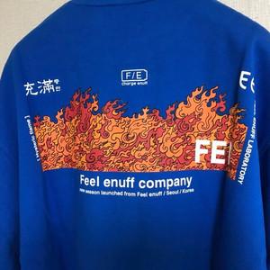 (새상품) 필이너프 플레임 맨투맨 스웻셔츠 XL 105