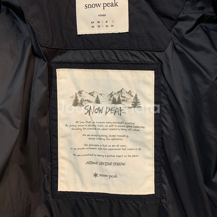 85 스노우피크 우먼스 부클넥 퀼팅 패딩--5