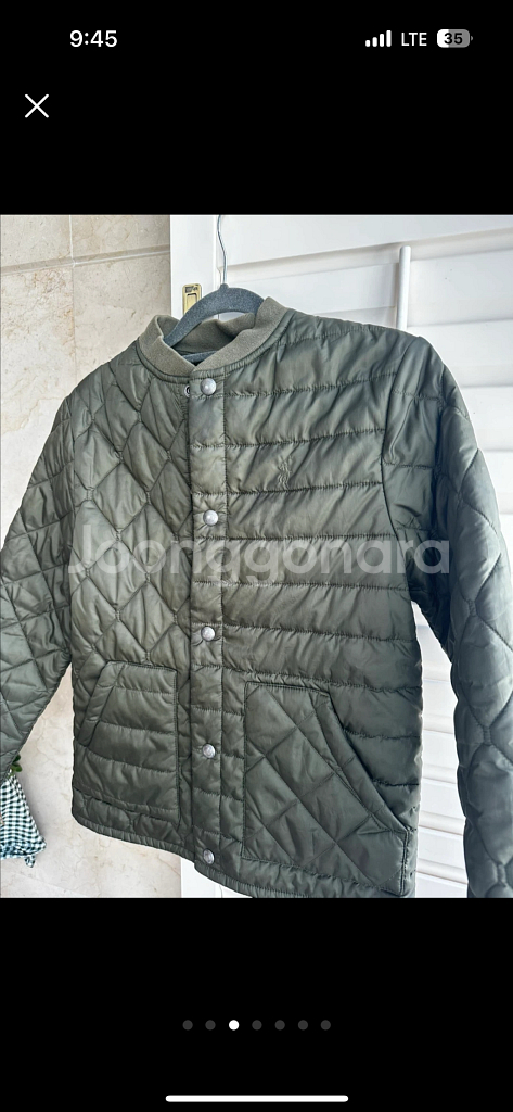 폴로 아동 다이아몬드 발수 누빔 퀼팅 쟈켓m(10~12--3