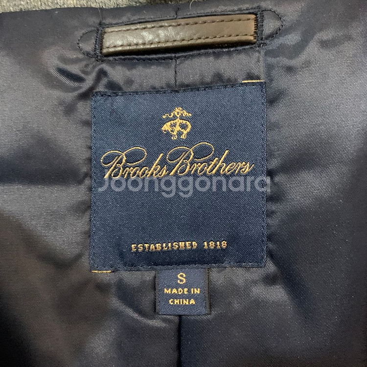 M 브룩스브라더스 후드 누빔 패딩 코트--4