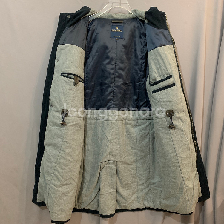 M 브룩스브라더스 후드 누빔 패딩 코트--2