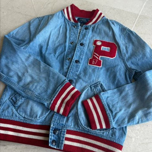 폴로 키즈 데님 베이스볼점퍼 L 14-16세 160