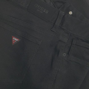 GUESS 블랙대님(사방스판) 34인치 S급! 두께감!