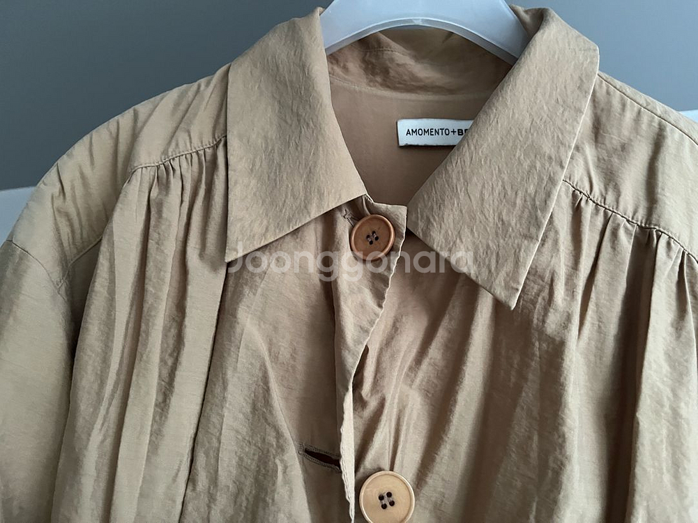 amomento double coat 아모멘토트렌치--5