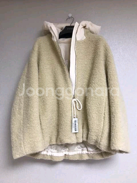 (새상품) SJ SJ 한섬 컬렉션 카젠티노 부클 패딩--0