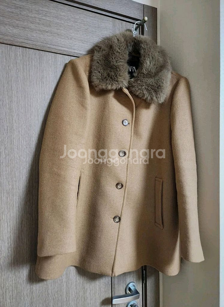 (1회 착용)자라 울 블렌드 코트 L사이즈--1